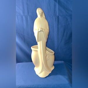 Vintage Praying Mary Folded Hands Planter
